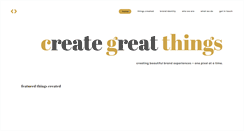 Desktop Screenshot of creategreatthings.com